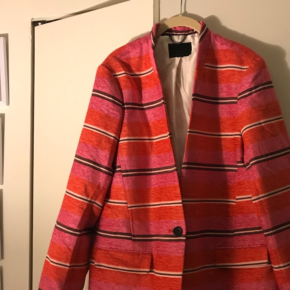 Banana republic trench coat pink and orange